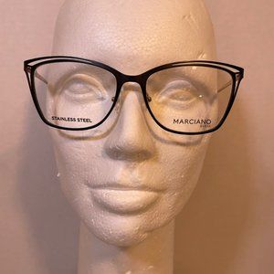 Guess by Marciano Women's Black Cat Eye Eyeglasses No Prescription